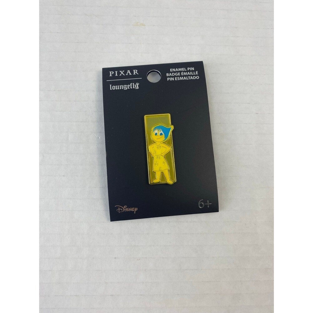 Loungefly Disney Pixar Inside Out Joy Portrait Enamel Pin New
